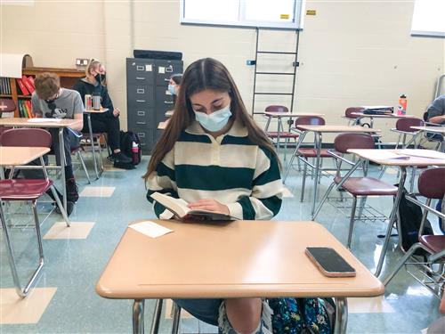 Girl reading